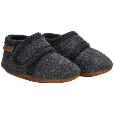 Enfant Wool Slippers antraciet