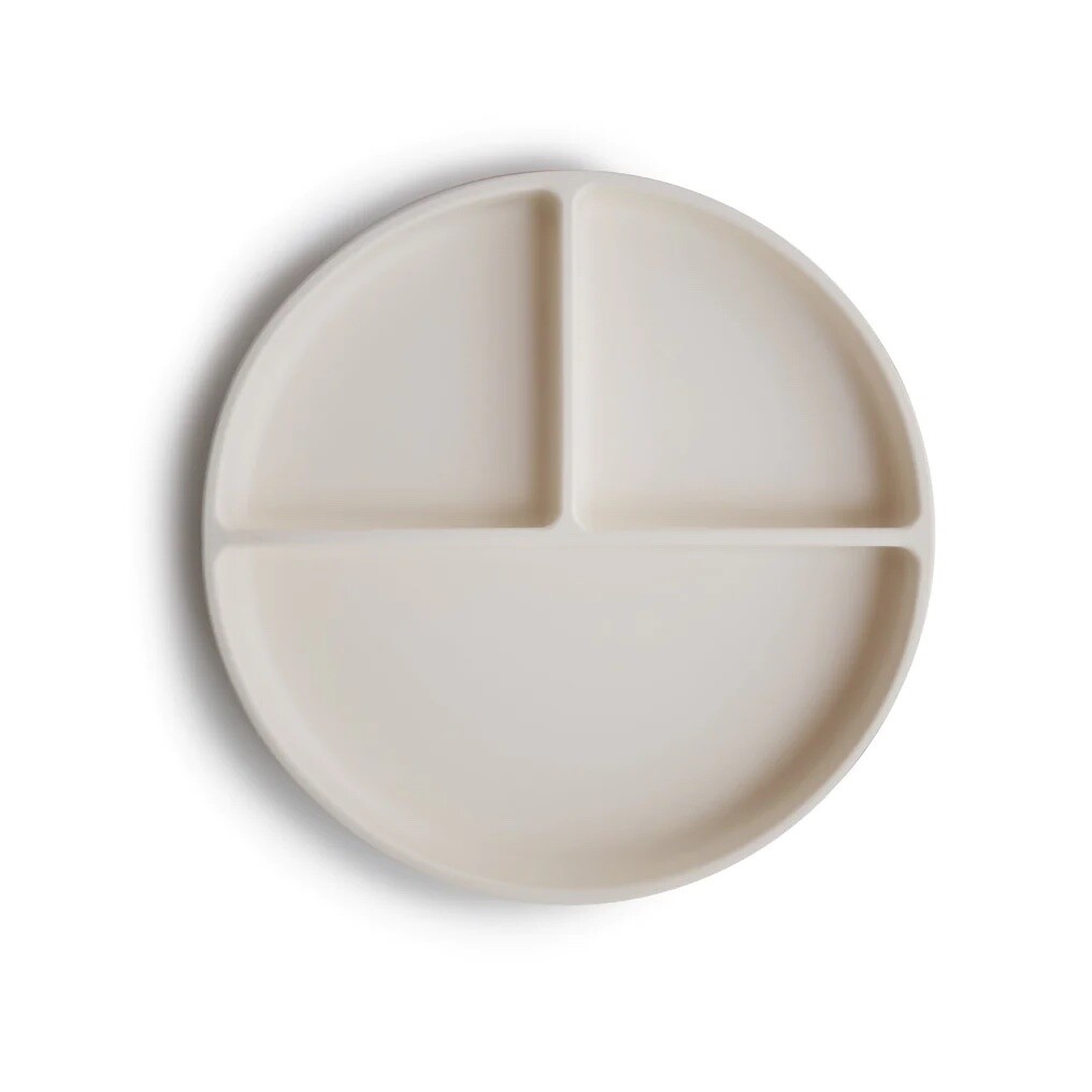 Mushie Plate Ivory