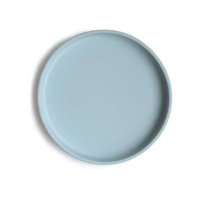 Mushie Classic Plate Powder Blue