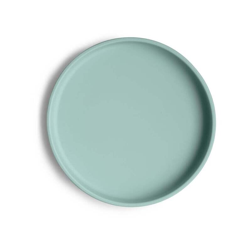 Mushie Classic Plate Cambridge Blue
