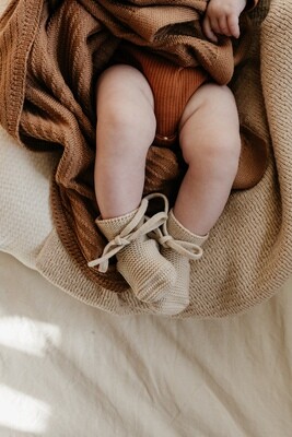 Hvid Booties Oat