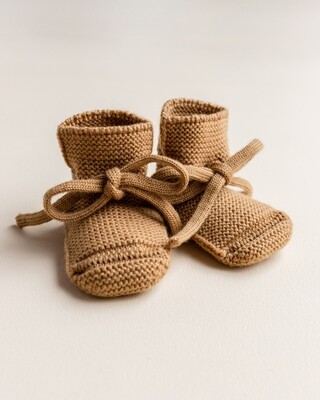 Hvid Booties Ochre