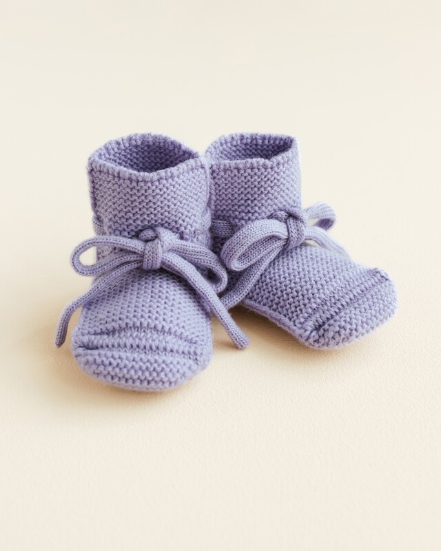Hvid Booties Lilac