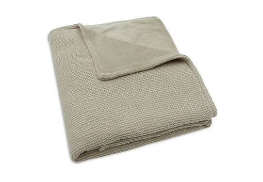 Deken Ledikant Fleece olive