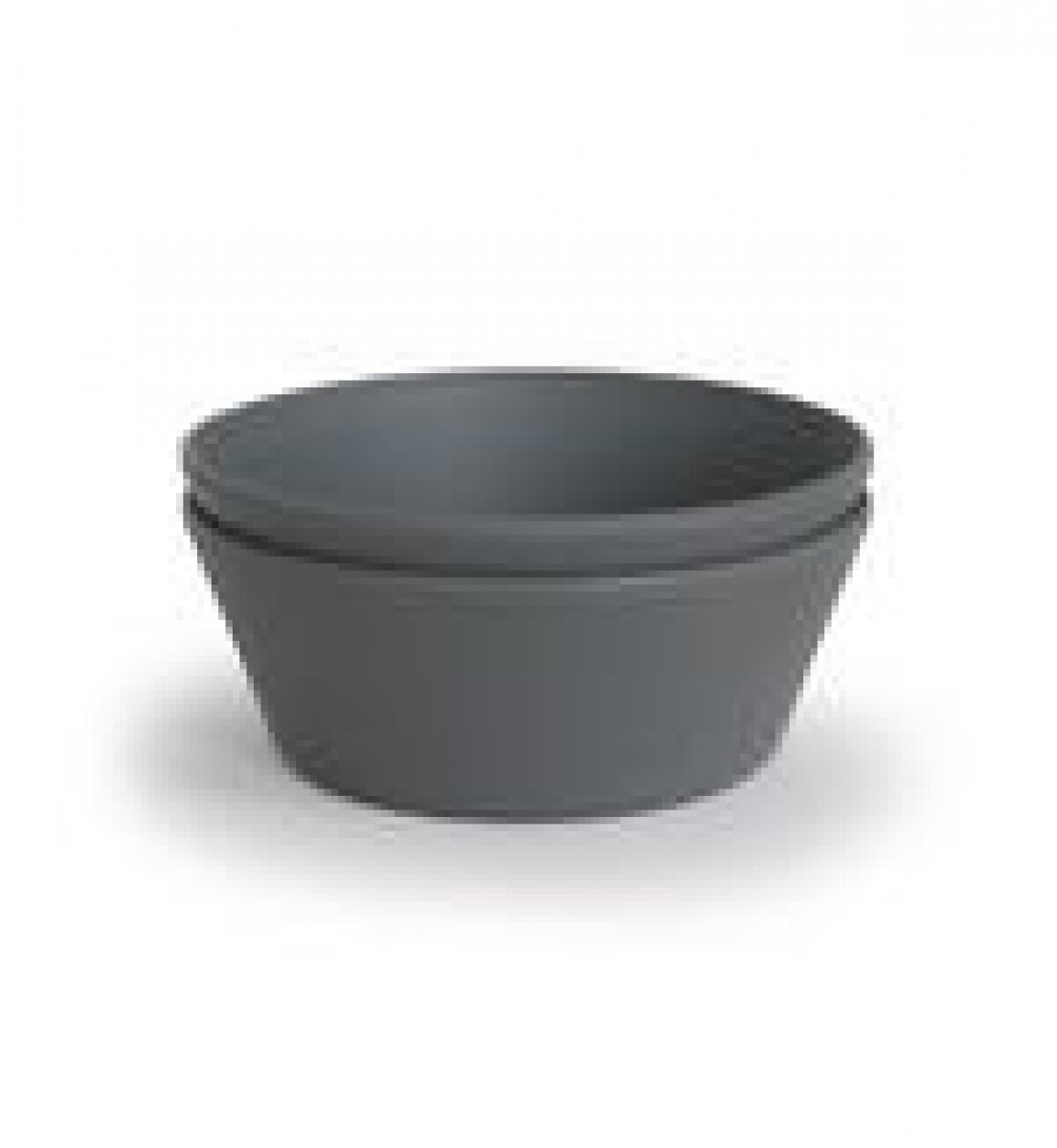 Mushie Round Bowl 2-Pack Smoke