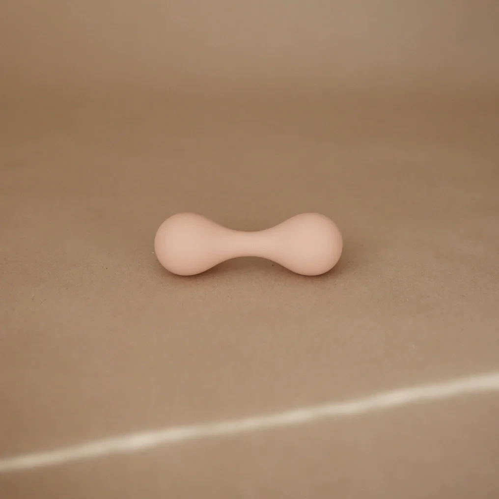 Mushie Rattle Blush
