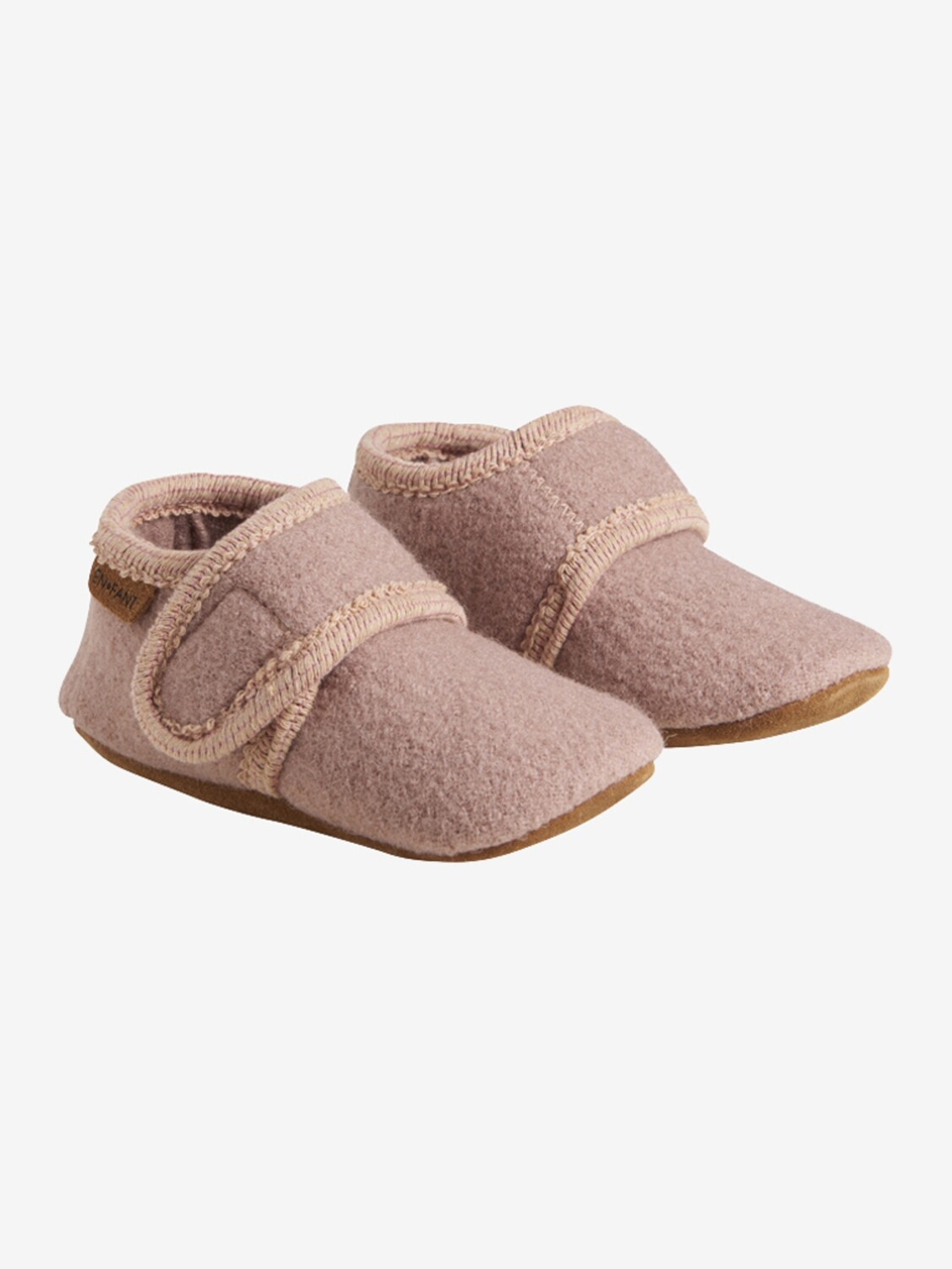 Enfant Wool Slippers Blush