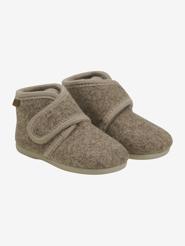 Enfant Velcro Slofjes Walnut