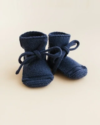 Hvid Booties blue