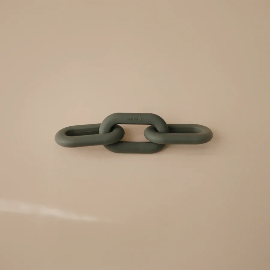 Mushie Teether Link Dried Thyme