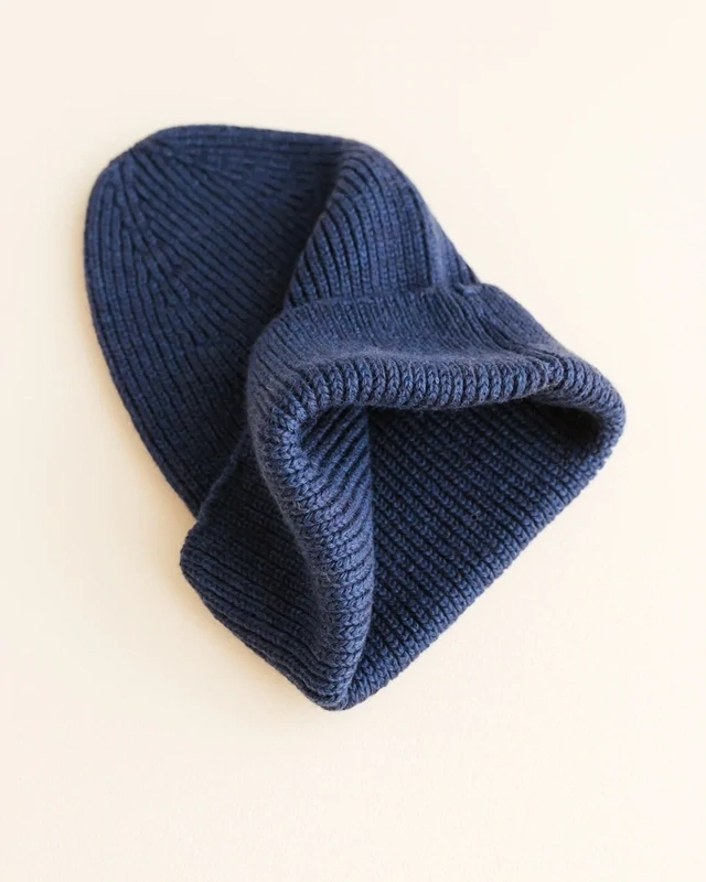 Fonzie Beanie Navy Blue