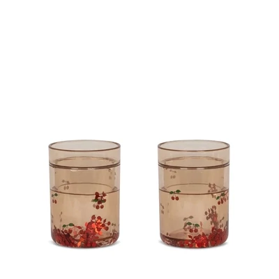 Glitter Cups 2-Pack Cherry