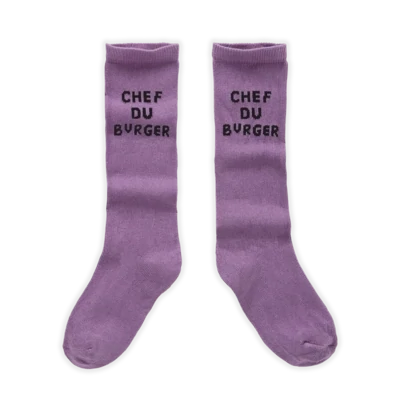 Socks Chef Du Burger Purple