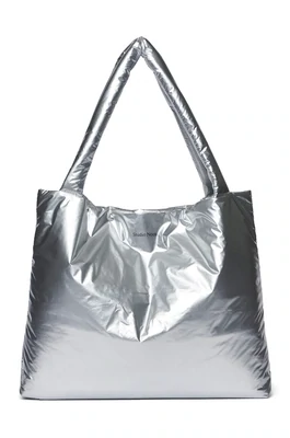 Mommy Puffy silver Bag