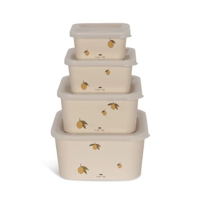 Food Container 4-Pack Lemon