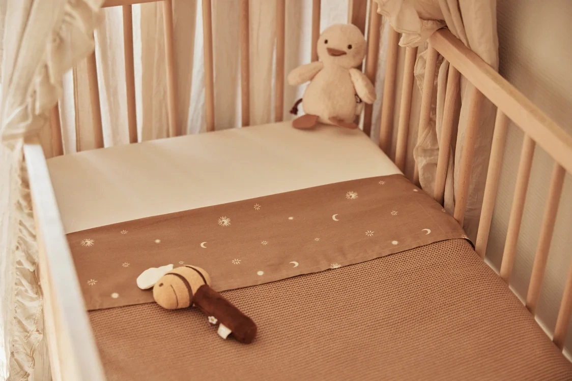 Wieg Deken Fleece Biscuit