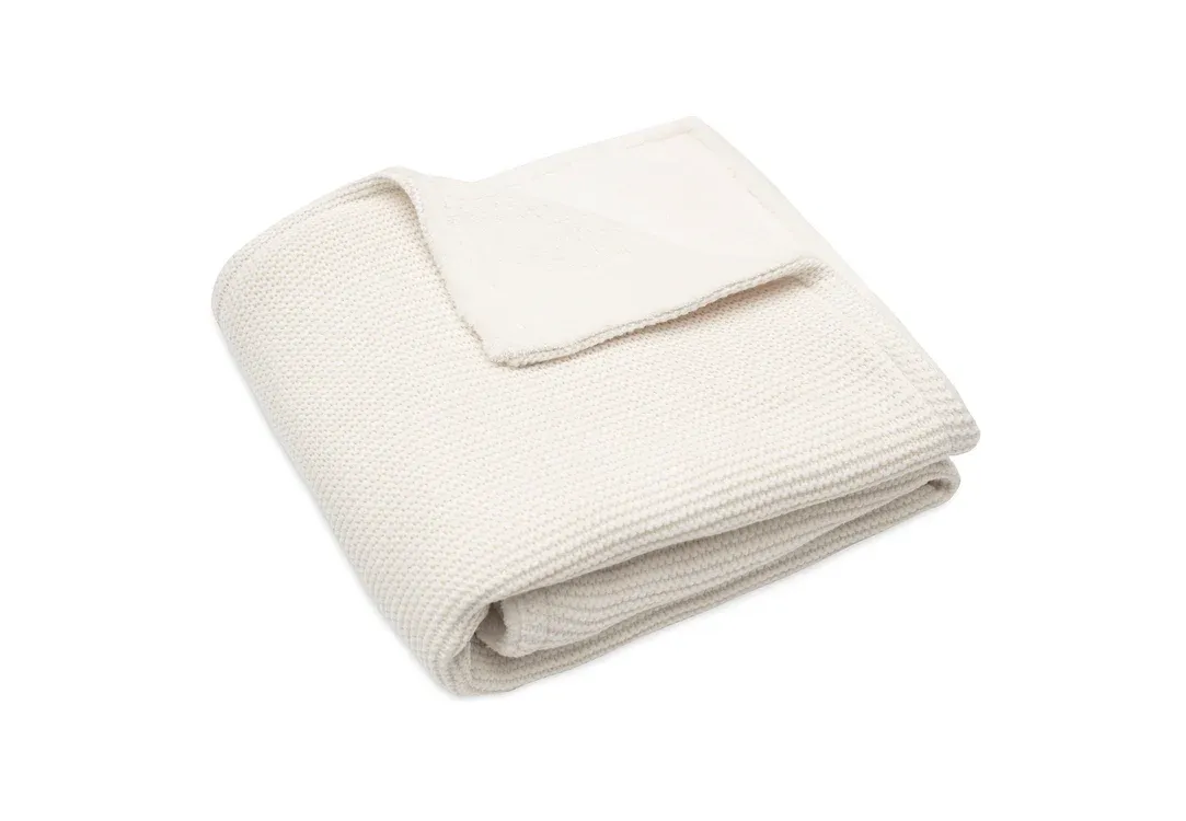 Deken Wieg Fleece ivory