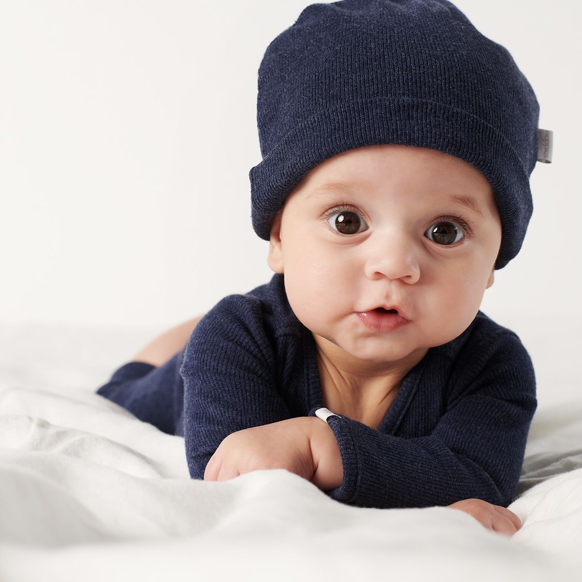 Hat Rib Nevel Navy Melange