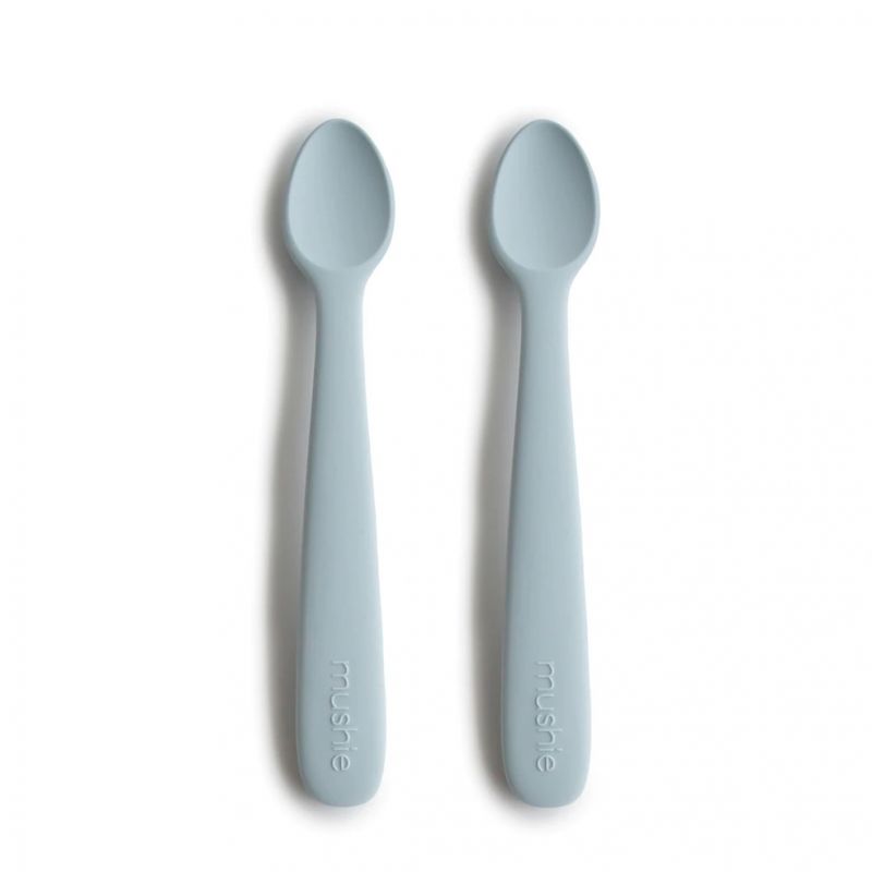Mushie Baby Spoon  Powder Blue