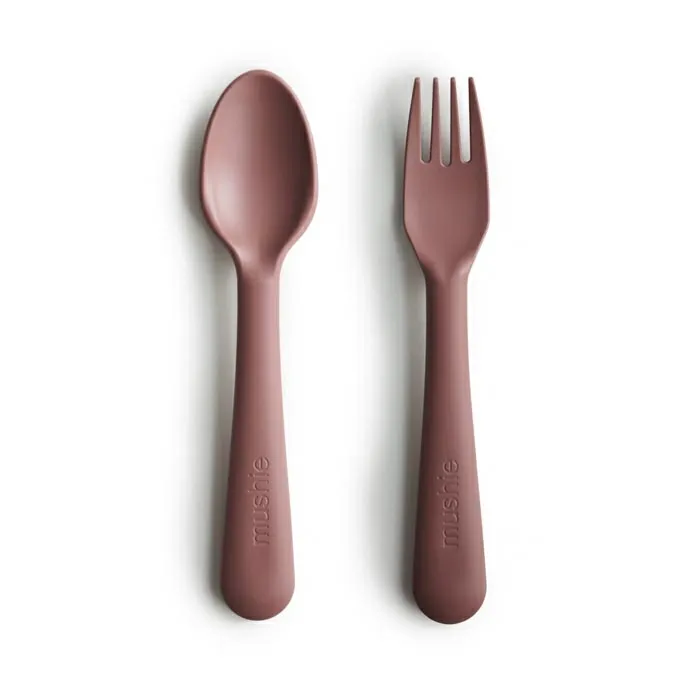 Mushie Fork/Spoon Woodchuck
