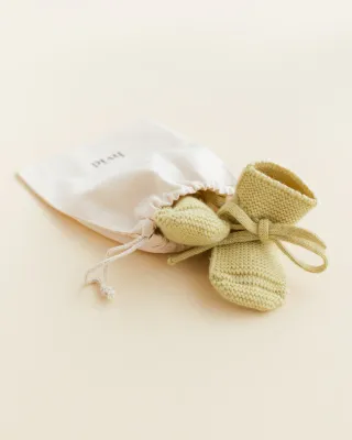 Hvid Booties Yellow