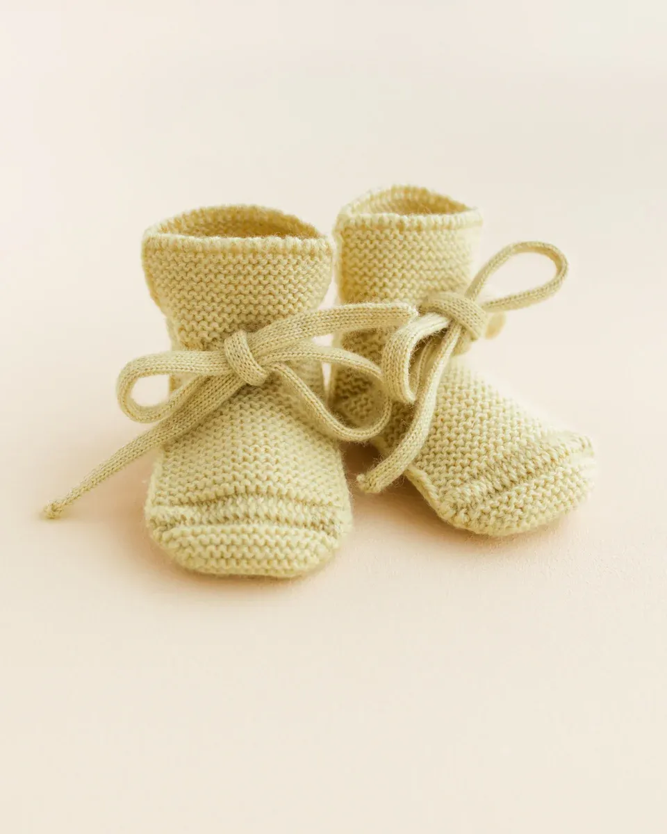 Hvid Booties Yellow