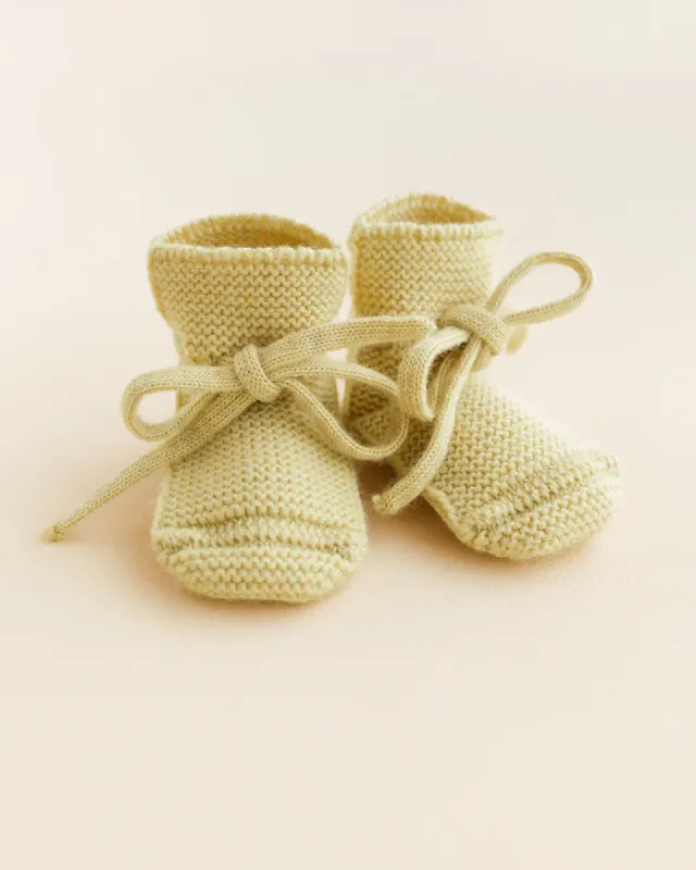 Hvid Booties Yellow