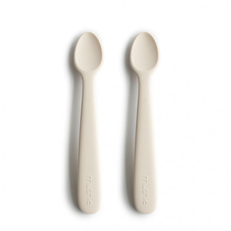 Mushie Baby Spoon Ivory