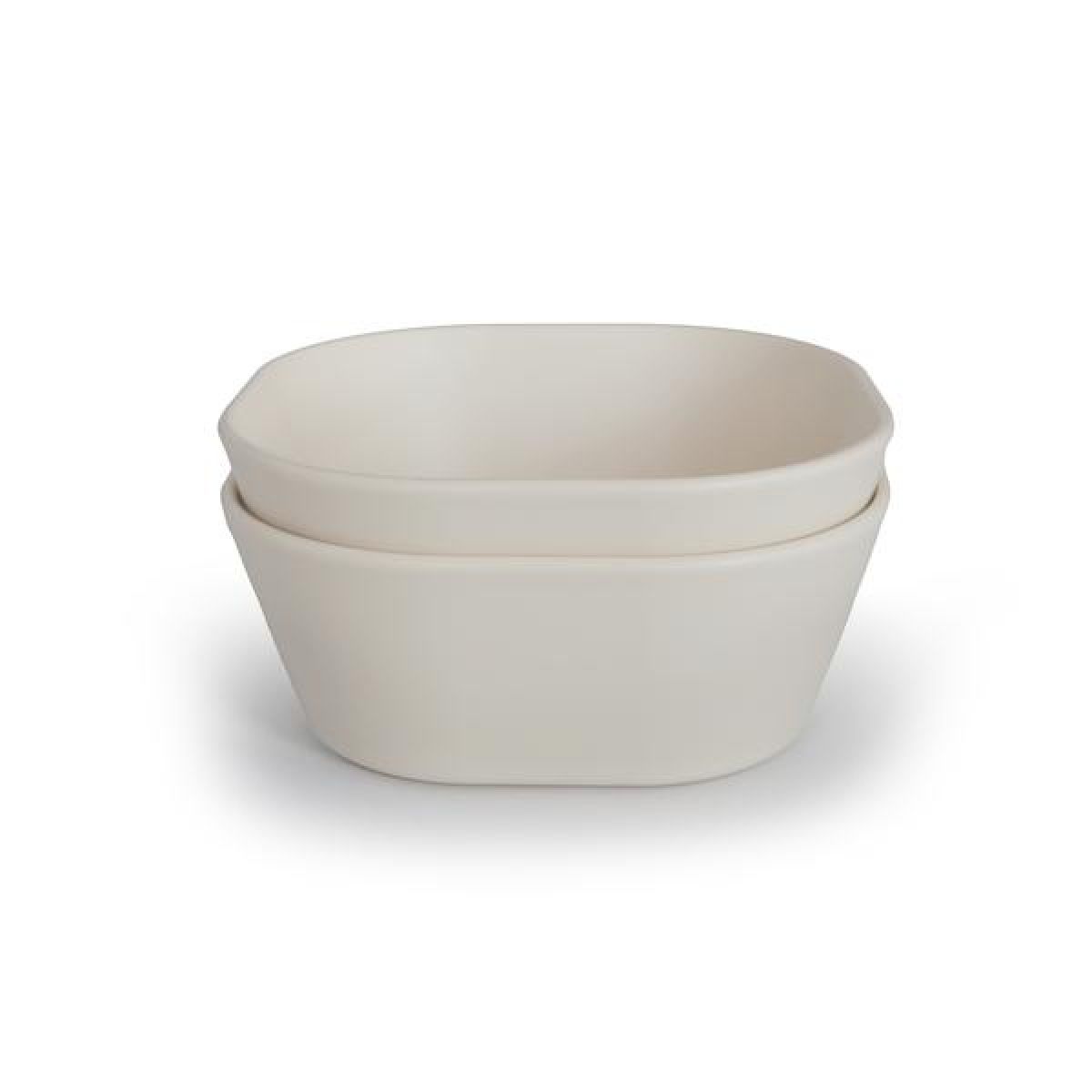 Bowl Square 2-Pack Ivory