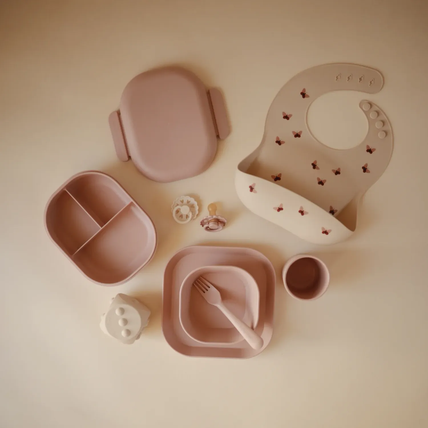 Lunchbox &amp; Bestek Blush