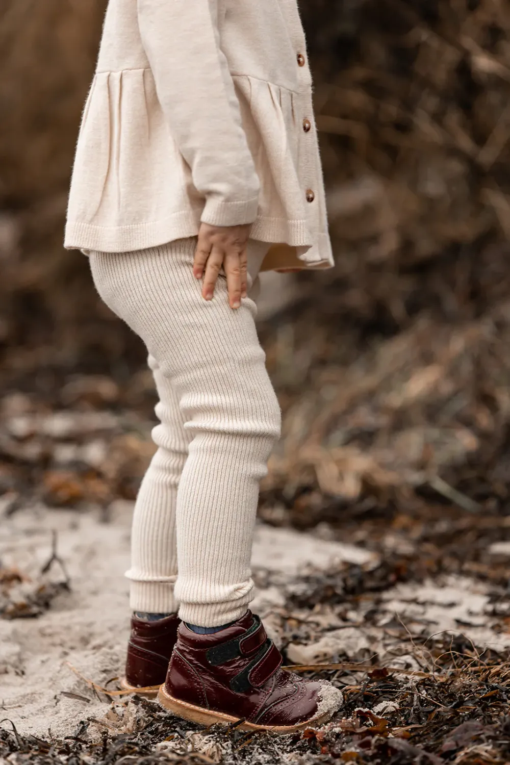 Benna Rib Legging Sandshell