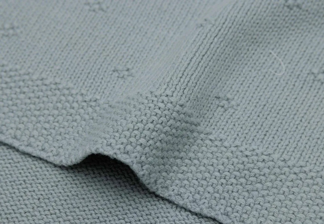 Cosy Knit Knit Deken Sea Green