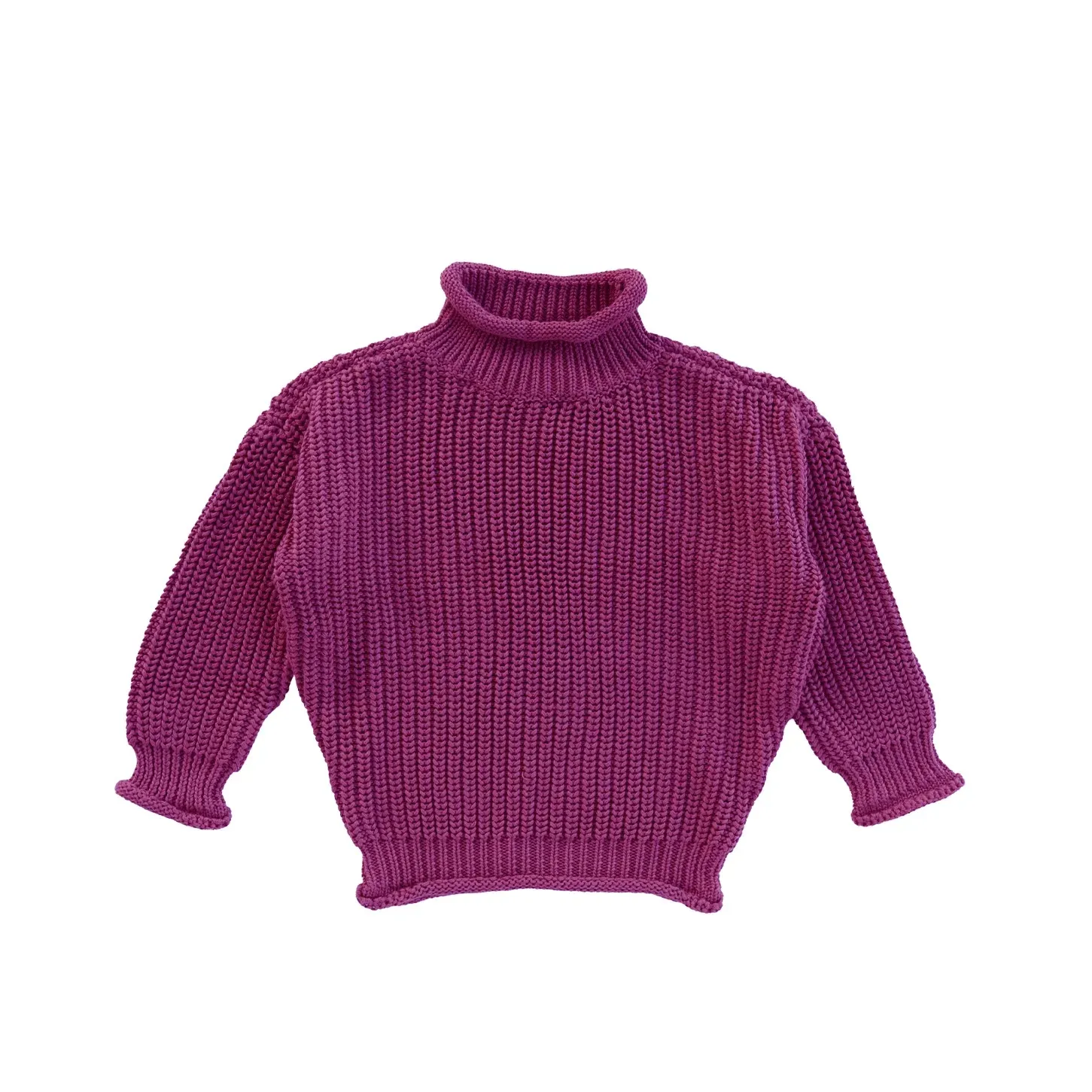 Knit Turtleneck Purple