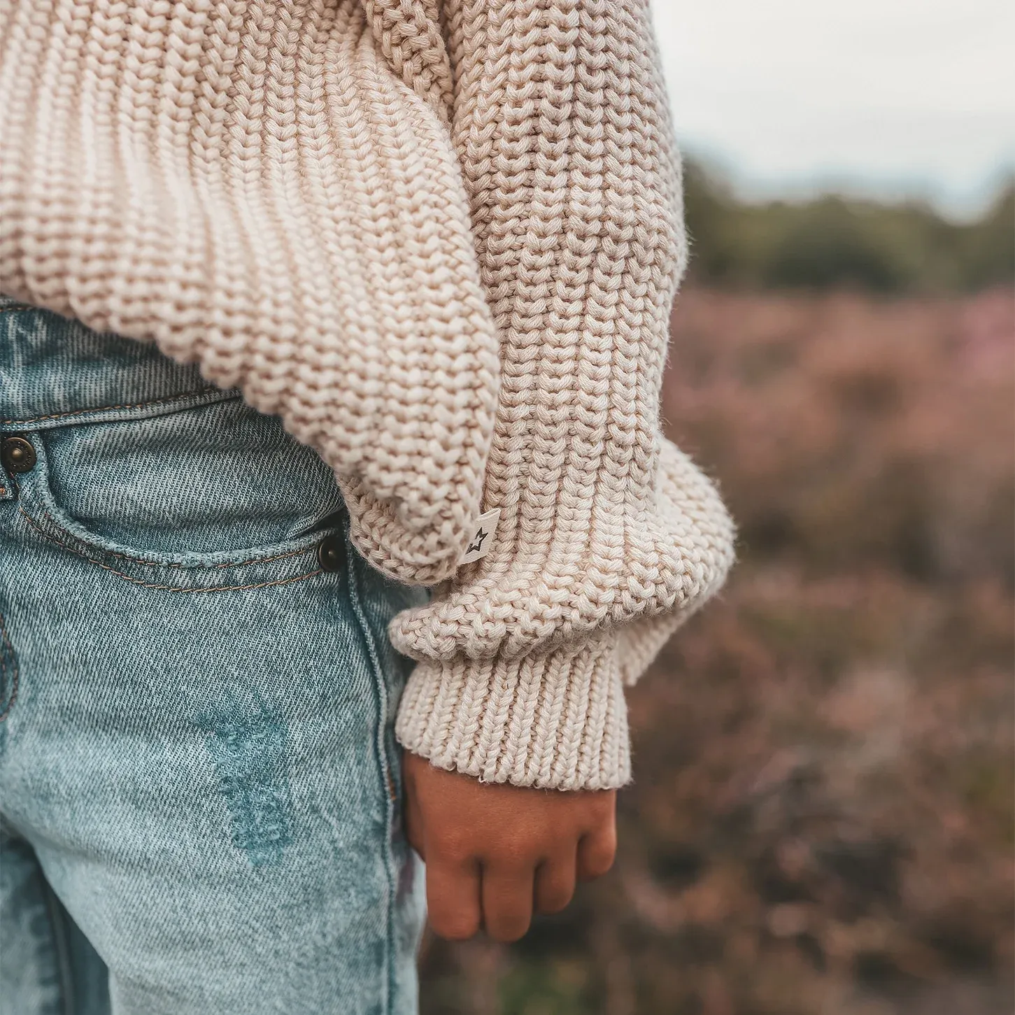 Knit Sweater Oversized sand