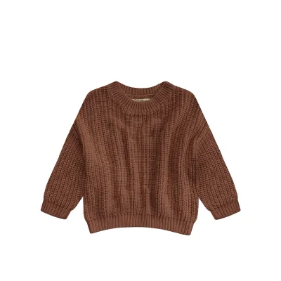 Knit Sweater  Brown