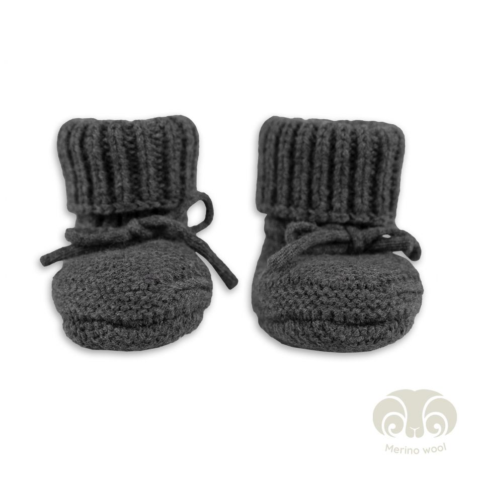Slipper Merino Wool antraciet
