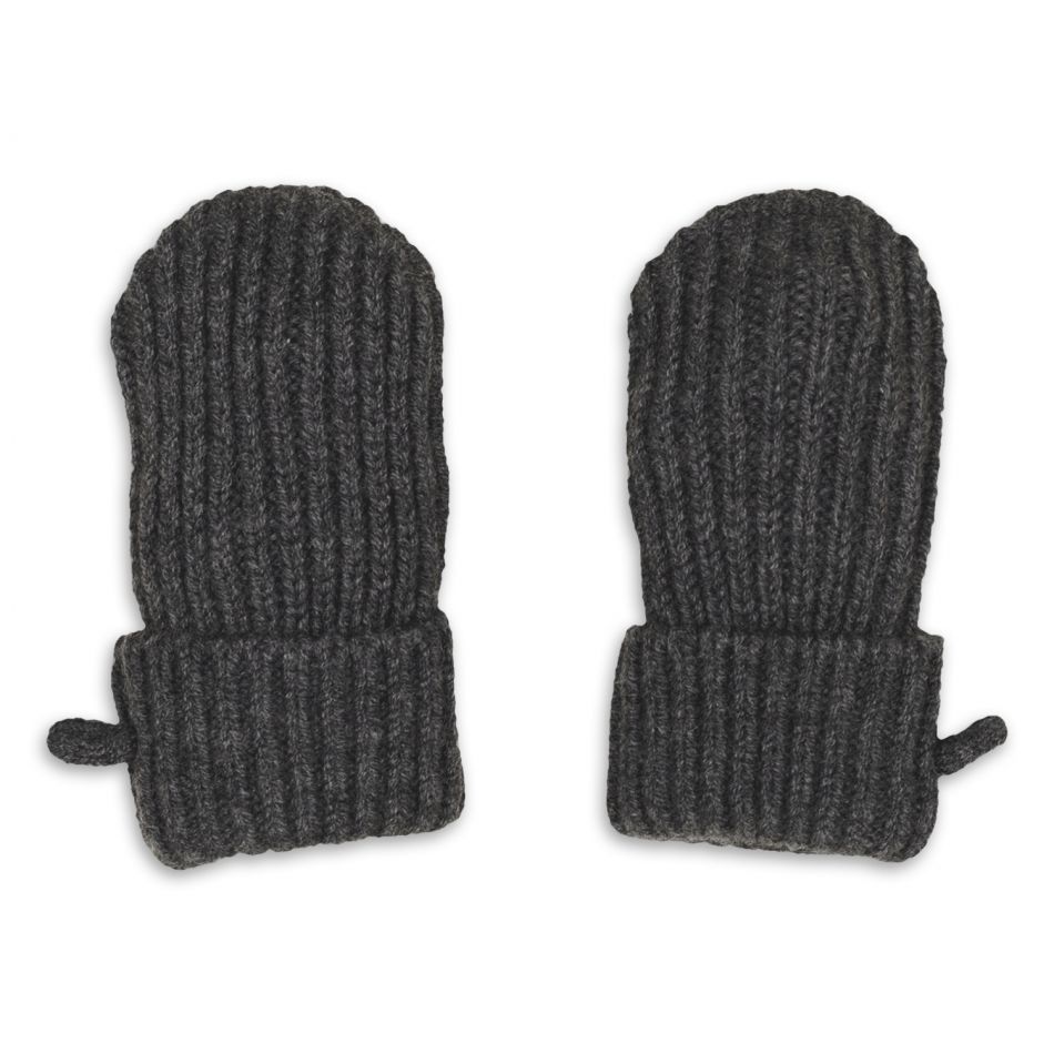 Mittens Merino Wool antraciet
