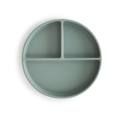 Mushie Plate Cambridge Blue