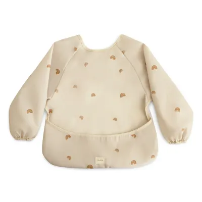 Mushie Bib LS Rainbow