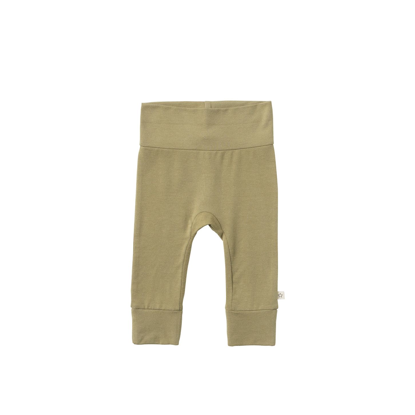 Solid Fitted Pants green