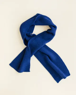 Gustave Scarf Cobalt Blue