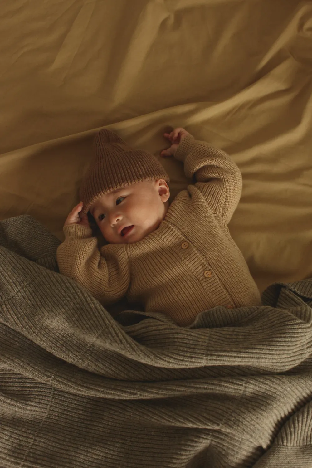 Inga Knit Cardigan sand
