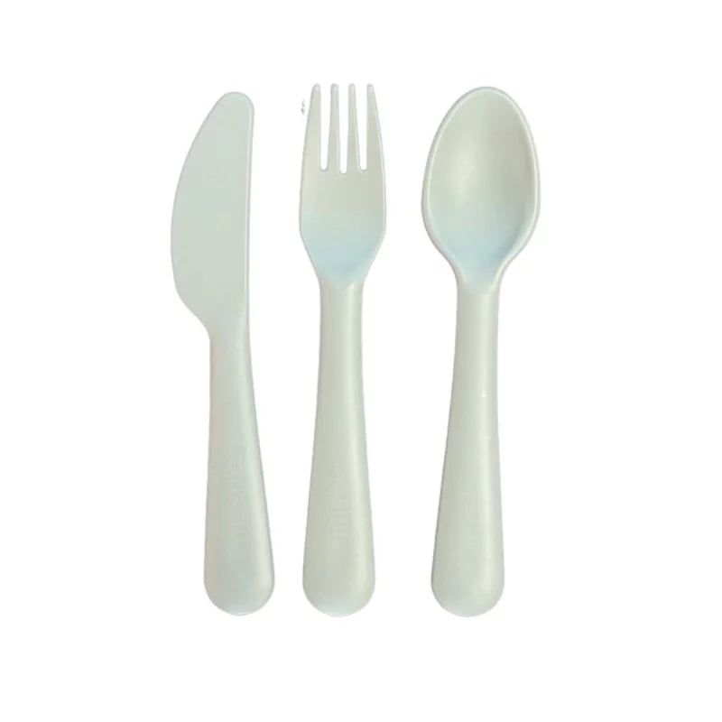 Mushie Cutlery Set Sage