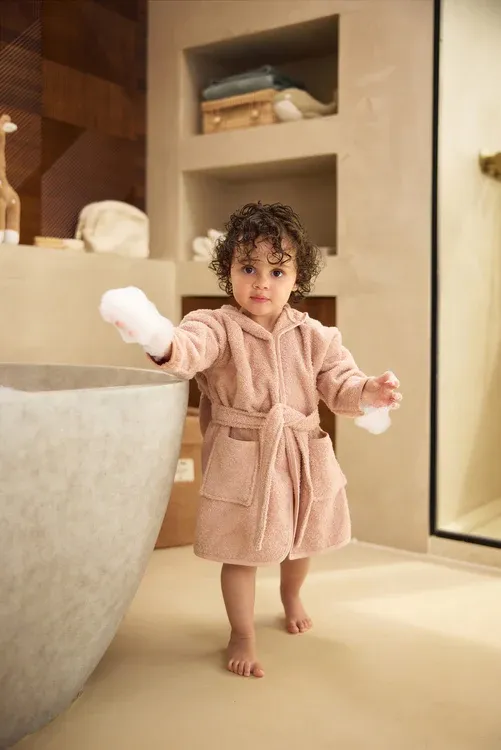 Bath Robe Wild Rose