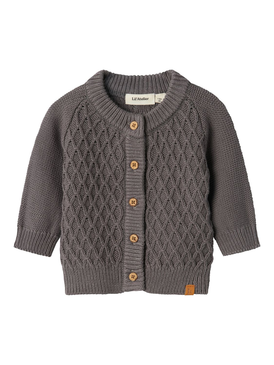 Tobie Knit Cardigan Pewter