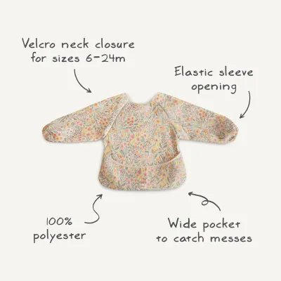 Mushie Bib  Pastel Blooms