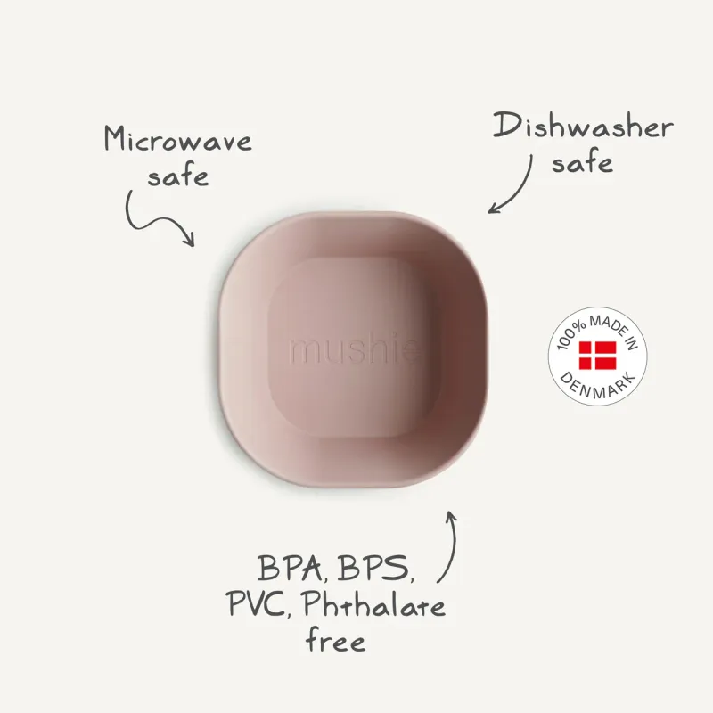 Bowl Square Blush 2-Pack