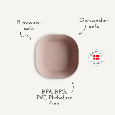 Bowl Square Blush 2-Pack