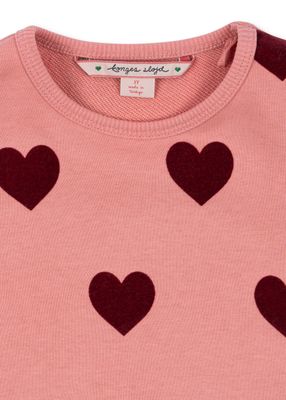 Lou Sweat Dress  Hearts