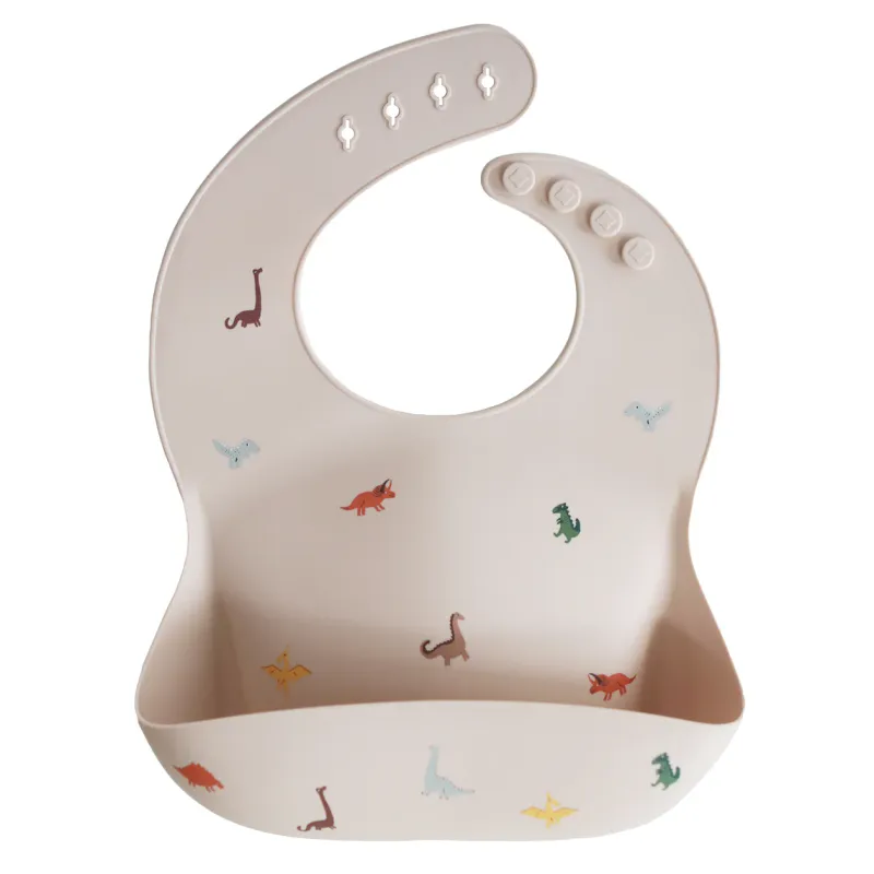 Silicone Bib Dino